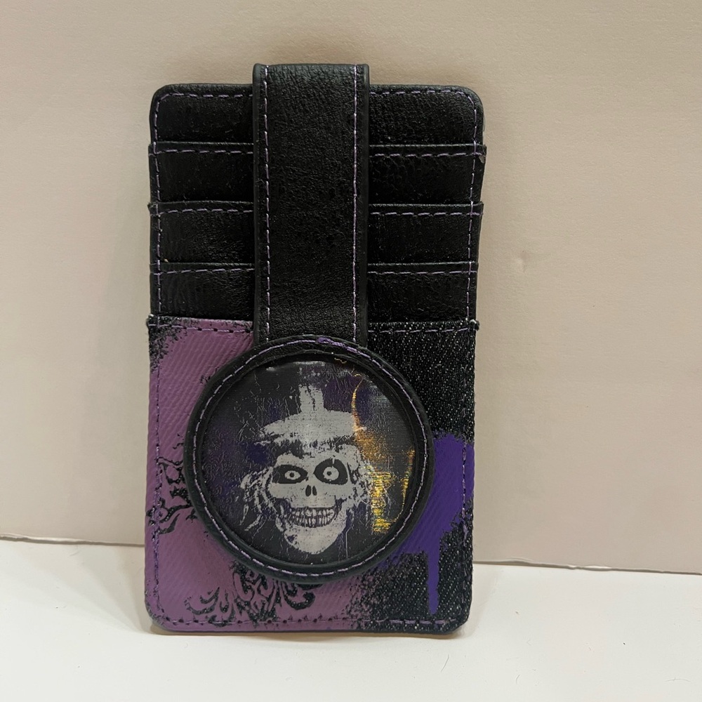 Haunted Mansion Hatbox Ghost Disney Slim Credit Card Wallet ID Holder